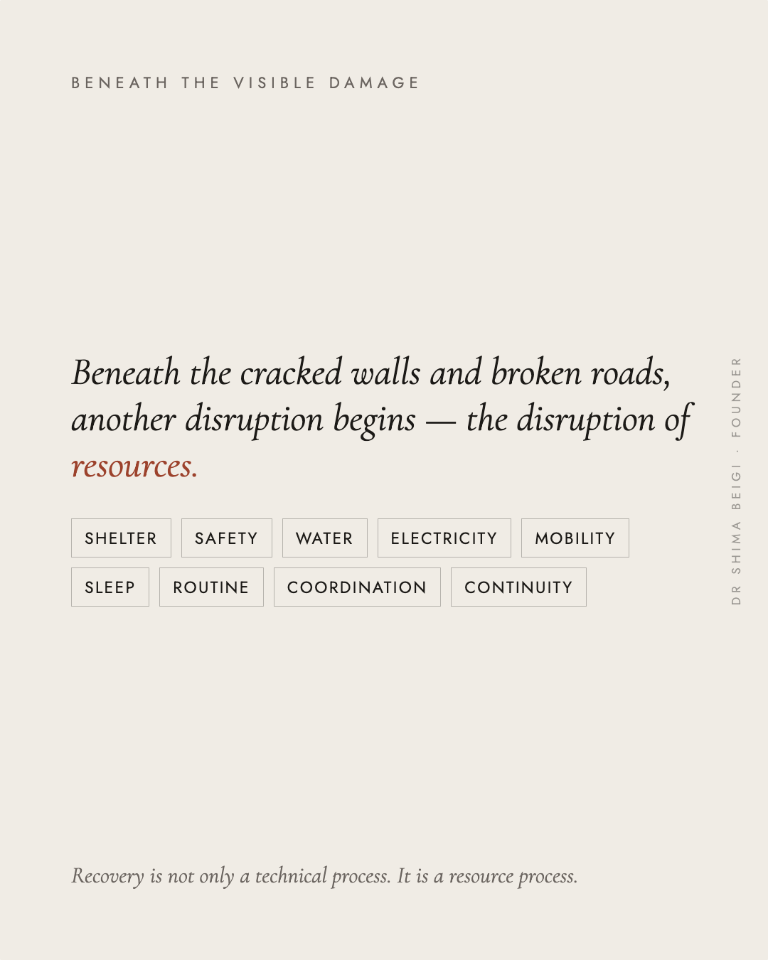 Page 2: Disruption of Resources