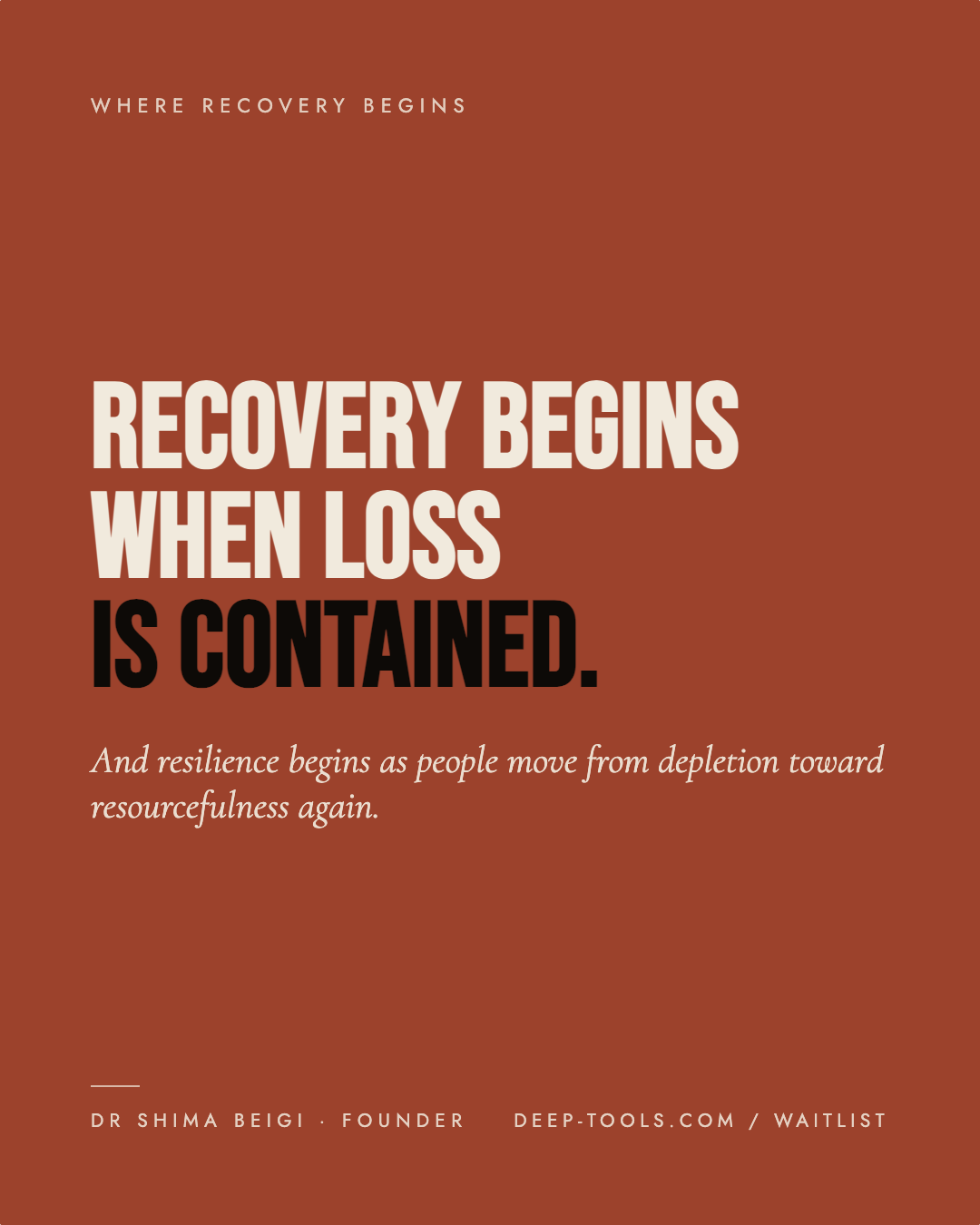 Page 12: Recovery Begins