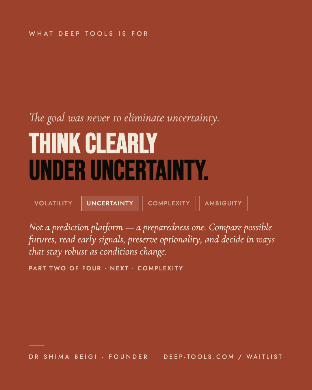 Page 13: Built for Uncertain Futures